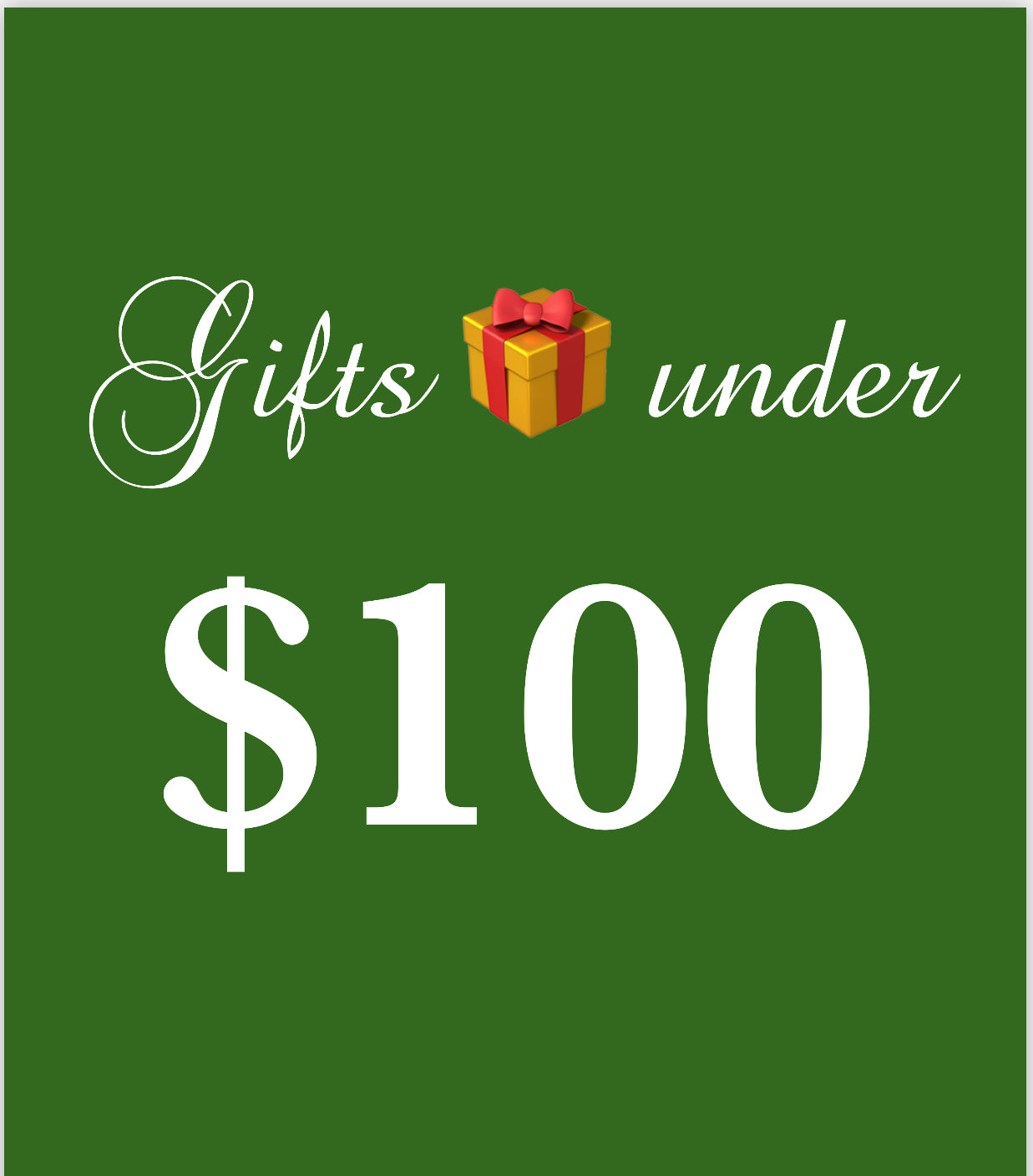 Gifts under $100