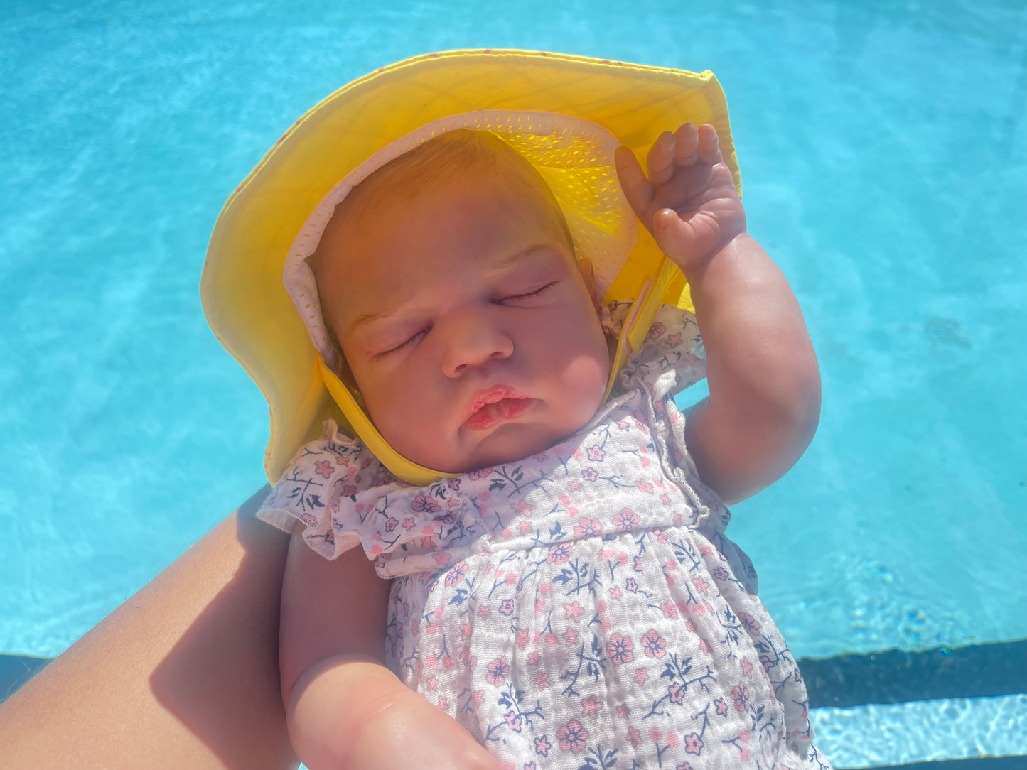 Baby Swim Diaper & Sun Hat Set - Pineapple