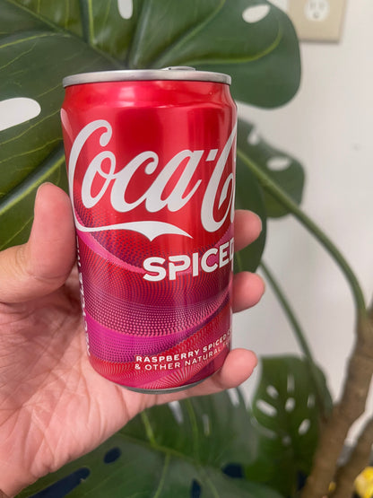 Mini raspberry spiced coke