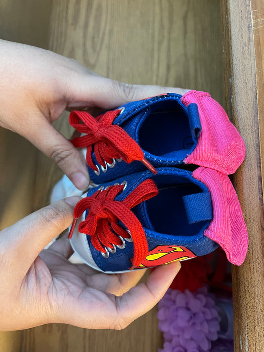 Super man baby shoes