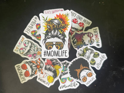 #MOMLife mom head sticker