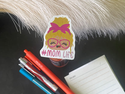 #MOMLife mom head sticker