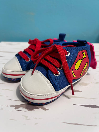 Super man baby shoes