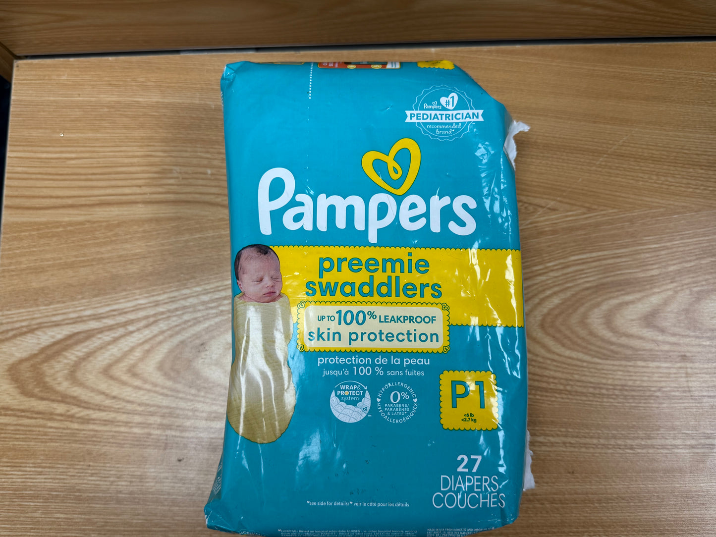 Pampers Preemie baby diapers