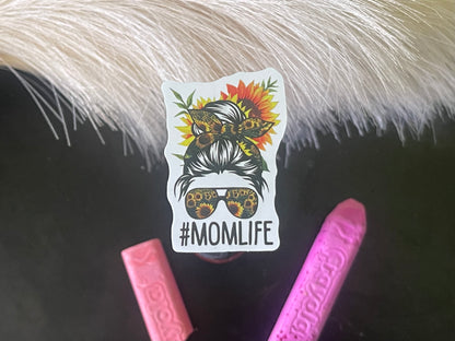 #MOMLife mom head sticker