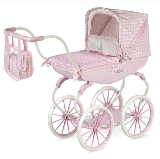 Pink doll stroller