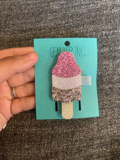 Ice cream hair clip