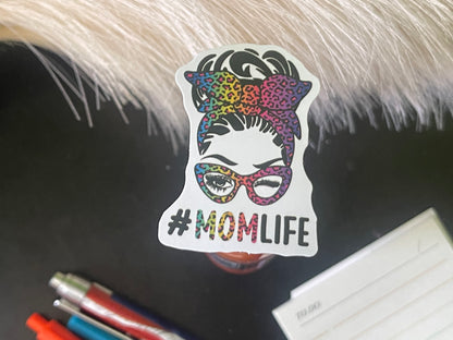 #MOMLife mom head sticker