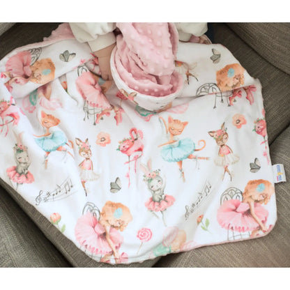 Baby & Toddler Minky Blanket - Ballerinas