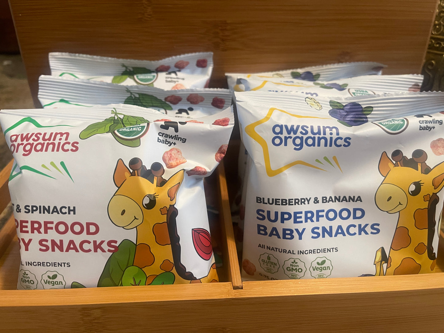 Awsum organic superfood baby crawler +