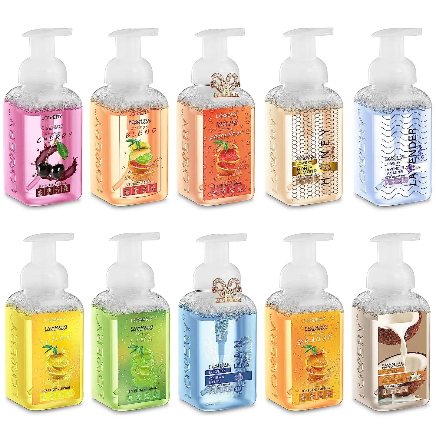 Hand Foaming Soap, Hand Wash in Variety Fragrances