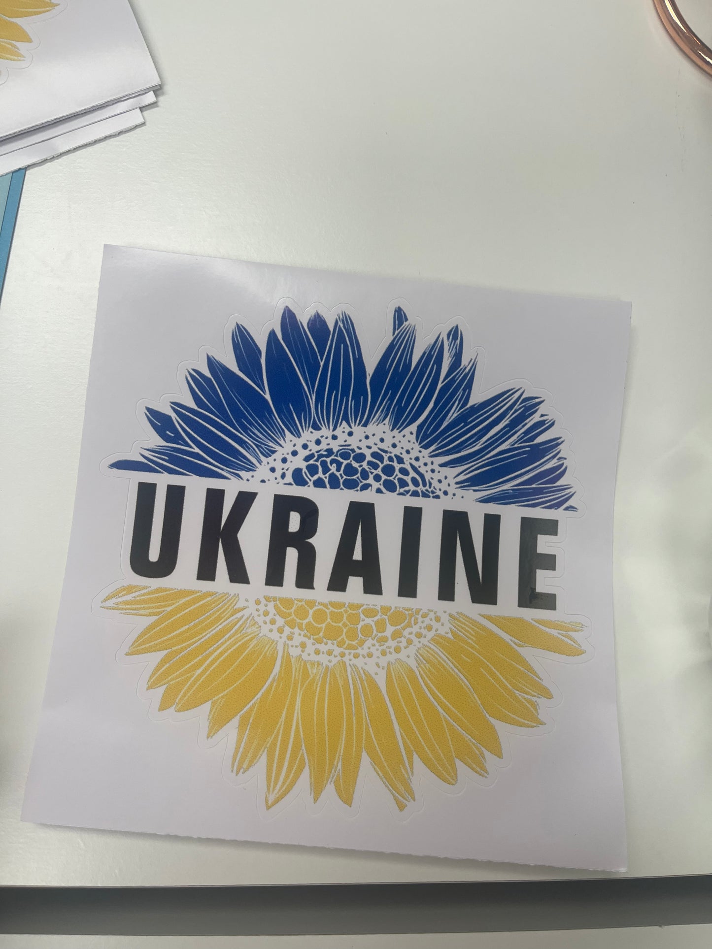 Car sticker Ukraine