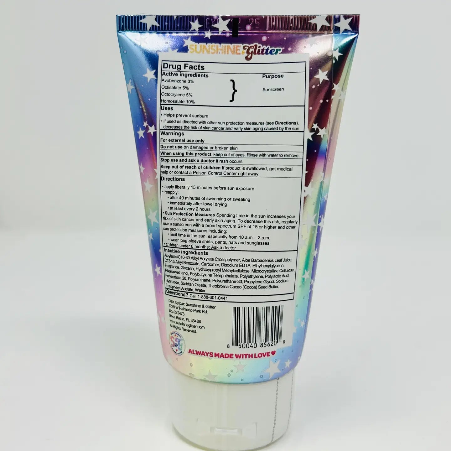 Sea Star Sparkle Cosmic Stardust Spf 50 Glitter Sunscreen