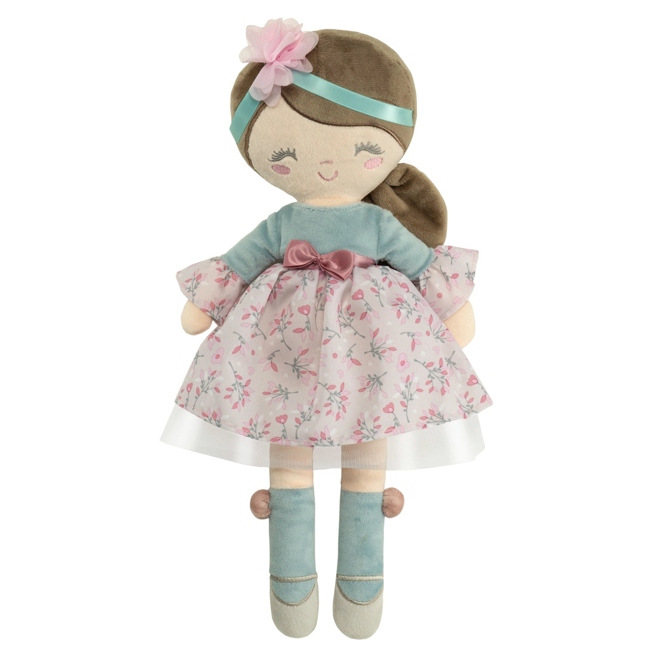 Brown hair soft doll