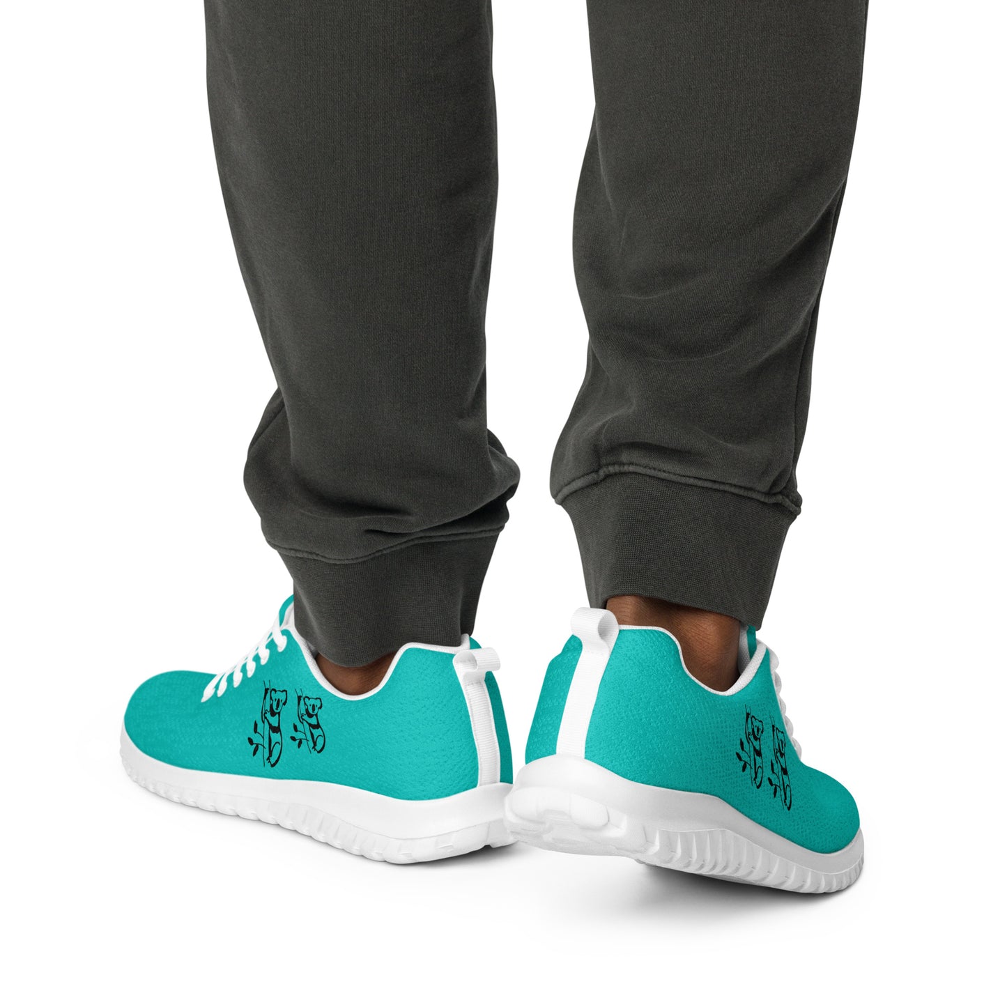 Men’s koala turquoise athletic shoes