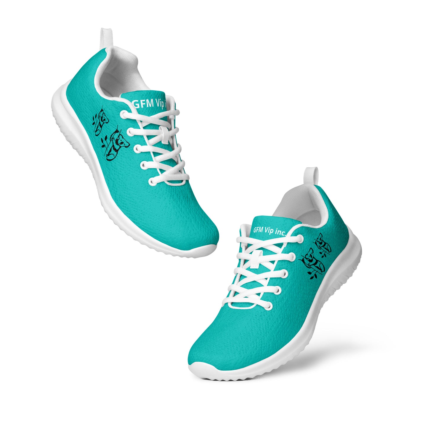 Men’s koala turquoise athletic shoes