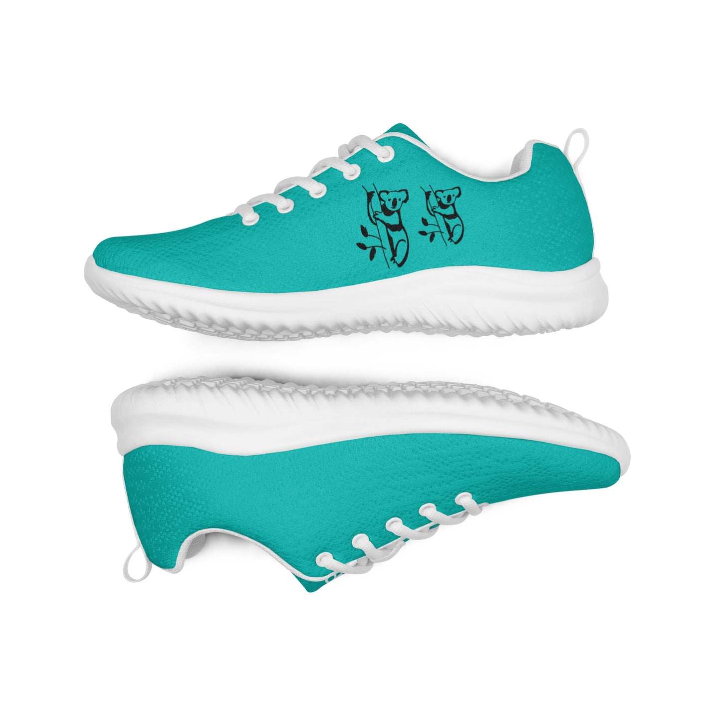 Men’s koala turquoise athletic shoes