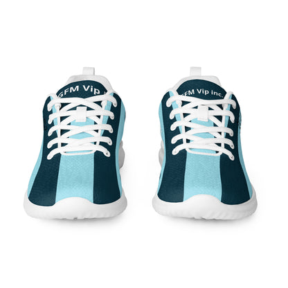 Men’s koala blue striped athletic shoes