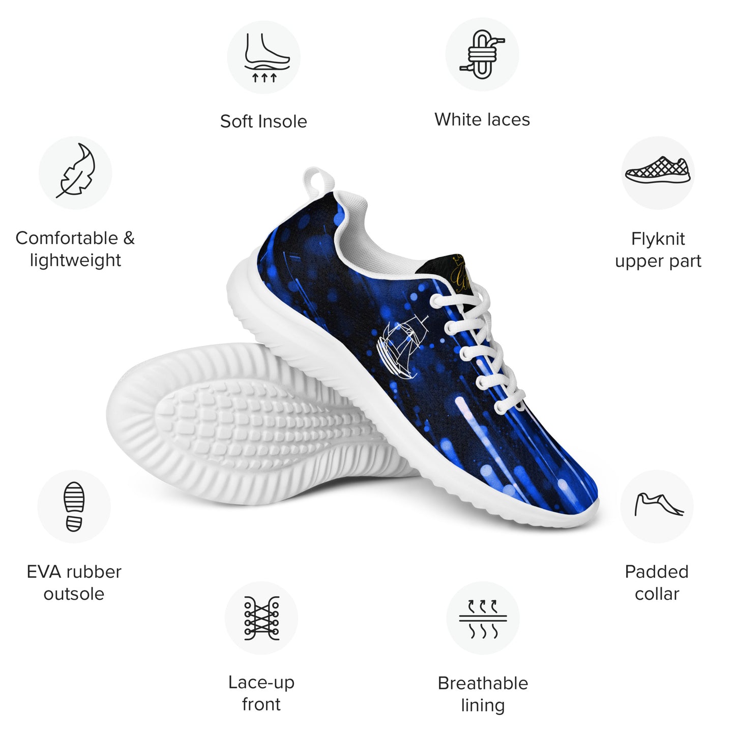 Men’s sail boat athletic shoes