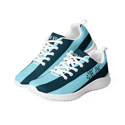 Men’s koala blue striped athletic shoes