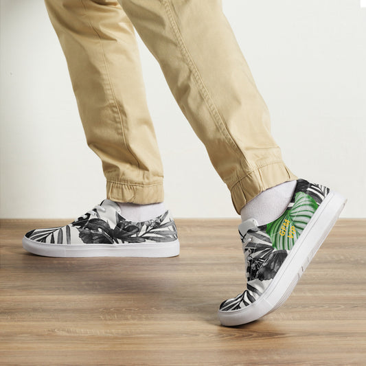 Men’s tiger lace-up canvas shoes