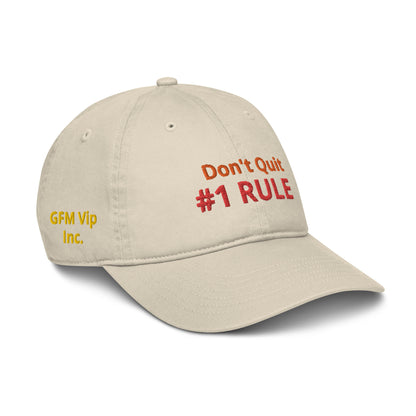 Don't quite #1 rule baseball hat